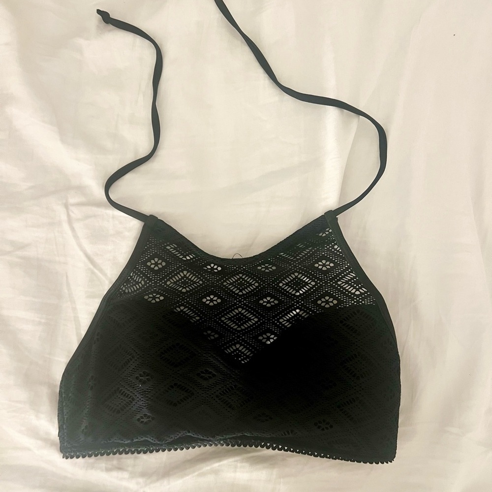 Roxy Geometric Triangle Bikini Top - Size Medium